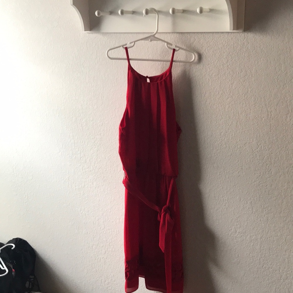 Red dress